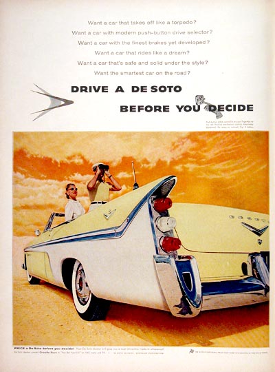 1956 DeSoto Fireflite Convertible #007530