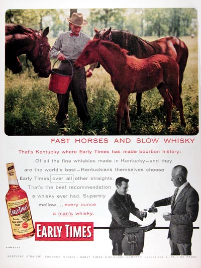 1956 Early Times Whiskey #009375