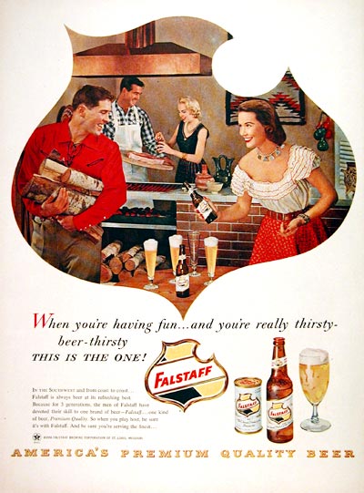 1956 Falstaff Beer #006980