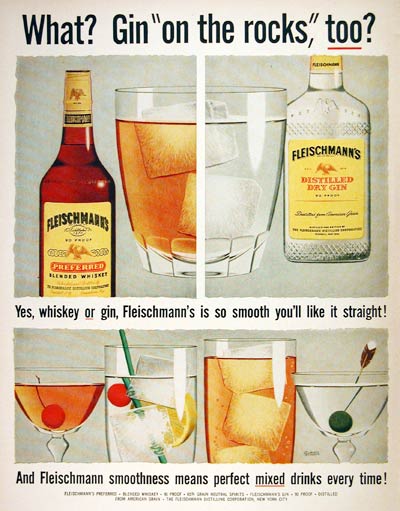 1956 Fleischmann's Gin & Whiskey #004432