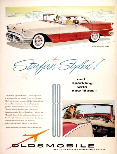 1956 Olds Super 88 Holiday Sedan #007561