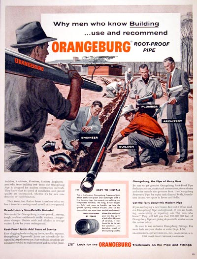 1956 Orangeburg Pipes #007585