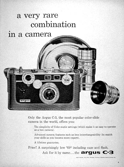 1957 Argus C3 Camera #007066