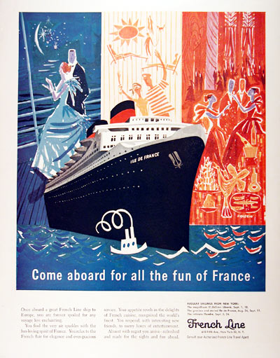 1957 Ile de France #001495