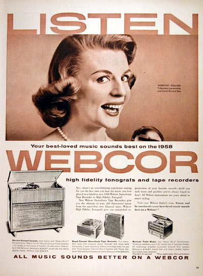 1957 Webcor Phonograph #007081