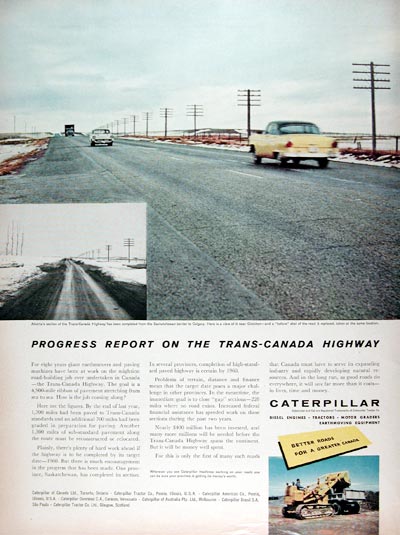 1958 Caterpillar Trans Canada Highway #010042