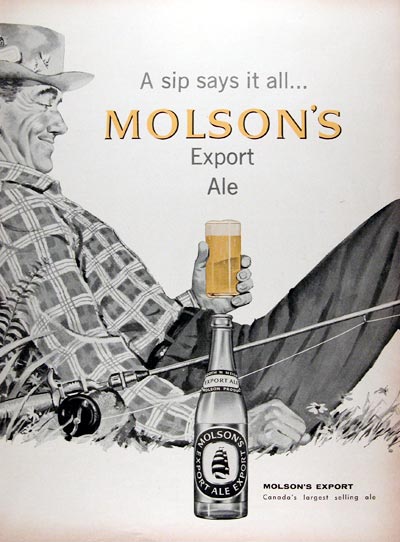 1958 Molson Export Ale #010046