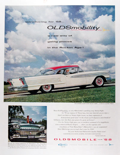 1958 Oldsmobile 98 Holiday Coupe #014654