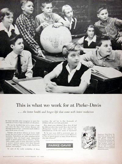 1958 Parke Davis Pharmaceutical #010040