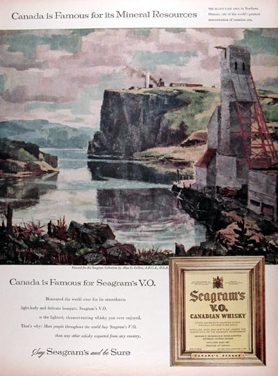 1958 Seagram's V.O. Whiskey #010045