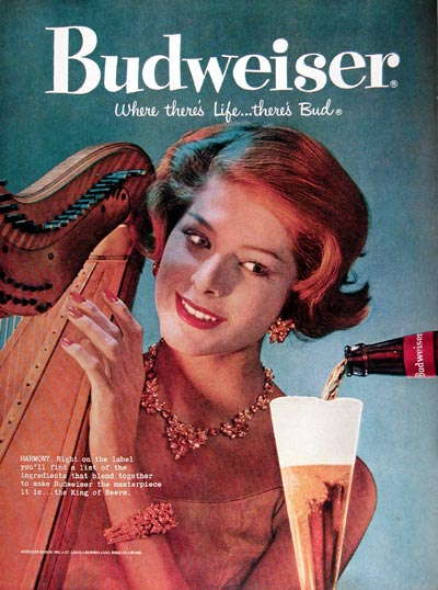 1959 Budweiser Beer #009411