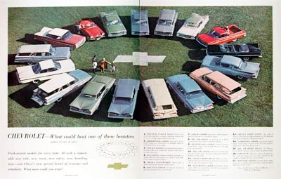 1959 Chevrolet Model Line #003077