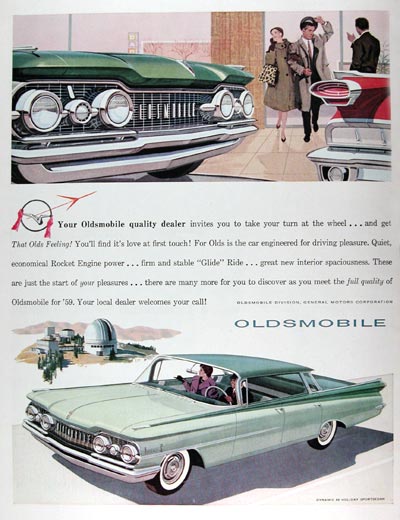 1959 Oldsmobile Dynamic Holiday 88 Sportsedan #009398