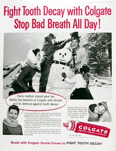 1960 Colgate Toothpaste #017701