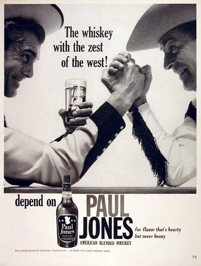 1960 Paul Jones Whiskey #004316