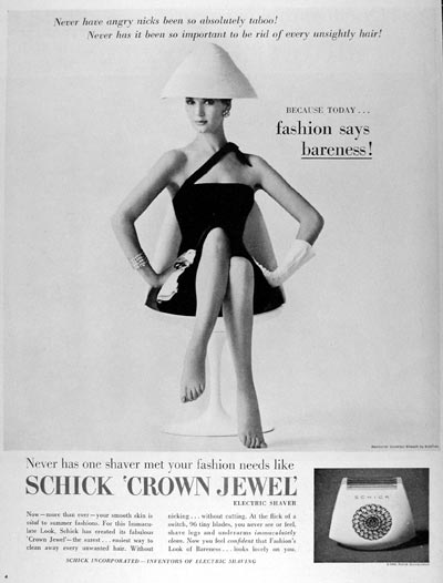 1960 Schick Crown Jewel Lady Shaver #015343