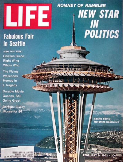 1962 Life Cover ~ Seattle Space Needle #024863