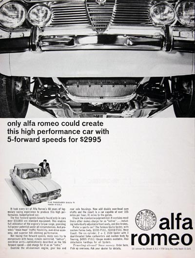 1964 Alfa Romeo Giulia Ti Sedan #023425
