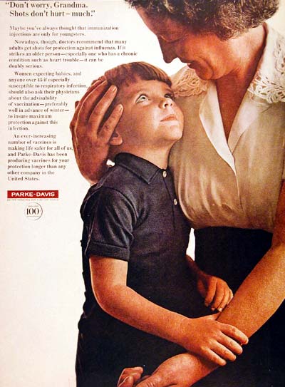 1966 Parke Davis Vaccine #003665