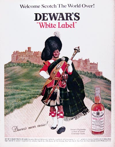1967 DeWar's White Label Whiskey #025083