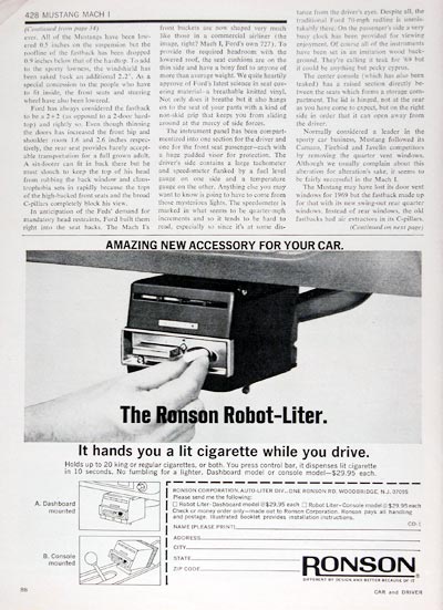 1968 Ronson Robot Liter #023737