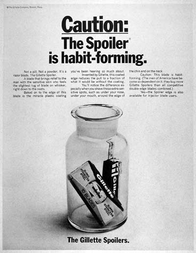 1970 Gillette Razor Blades #003567