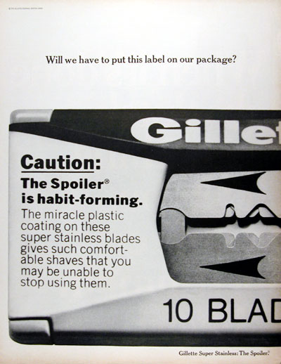 1970 Gillette Razor Blades #013057