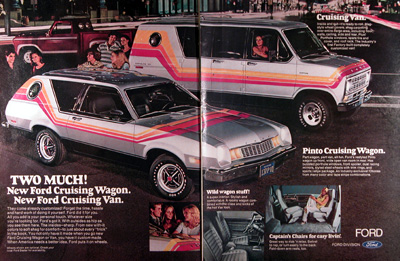 1977 Ford Econoline Chateau & Pinto Wagon Vintage Ad #005286