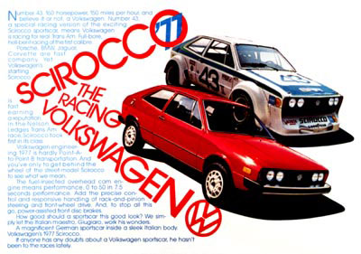 1977 Volkswagen Scirocco #001309