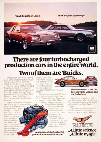 1978 Buick Turbo Regal & LeSabre #004201