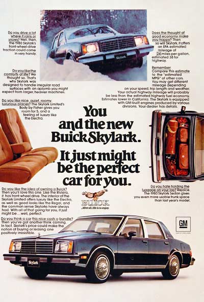 1980 Buick Skylark #003030
