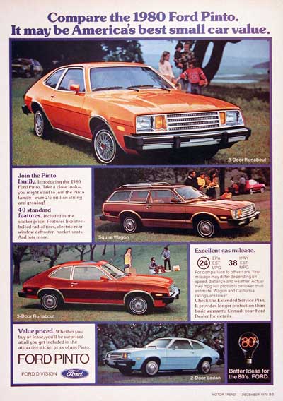 1980 Ford Pinto Line #004576