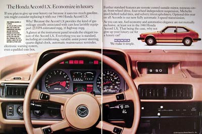 1980 Honda Accord LX #005955