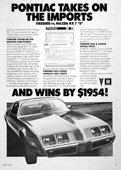 1980 Pontiac Firebird #005940