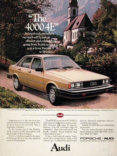 1981 Audi 4000 Sedan #005960