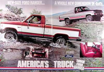 1983 Ford Ranger 4x4 Vintage Ad #025283