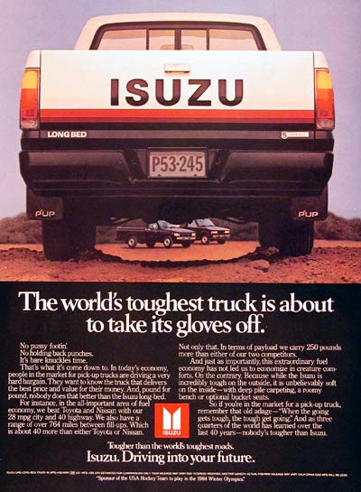 1983 Isuzu Pickup Truck #006005