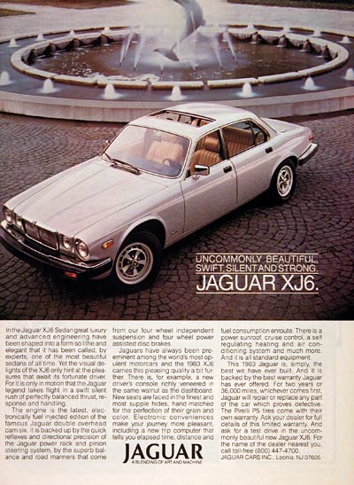 1983 Jaguar XJ6 #003038