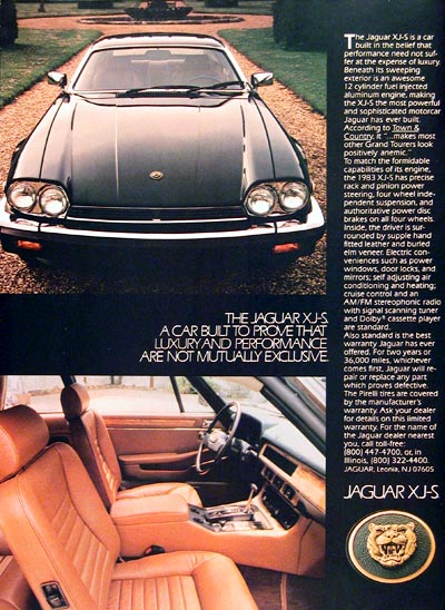 1983 Jaguar XJ-S #006052