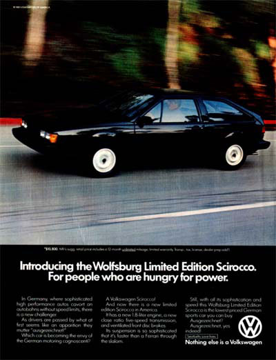1983 Volkswagen Scirocco