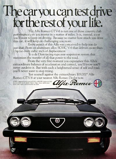 1984 Alfa Romeo GTV-6 #024047