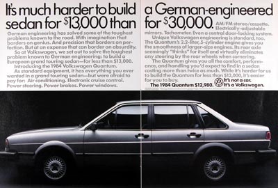 1984 Volkswagen Quantum #023991