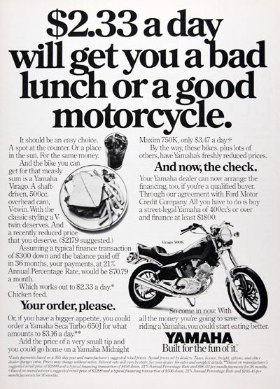 1984 Yamaha Virago 500K #023980
