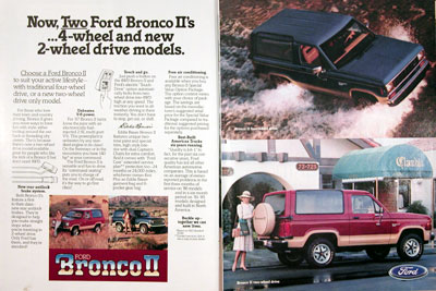 1987 Ford Bronco II Vintage Ad #005845