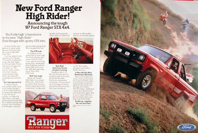 1987 Ford Ranger 4x4 #006211