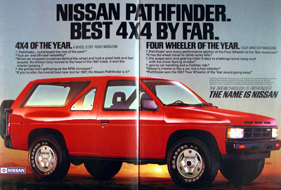 1987 Nissan Pathfinder 4x4 #006308
