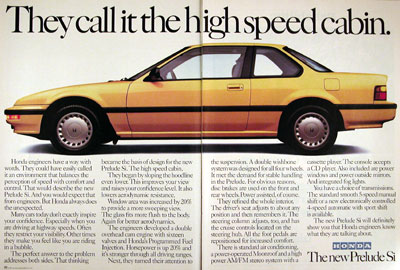 1988 Honda Prelude SI #005554