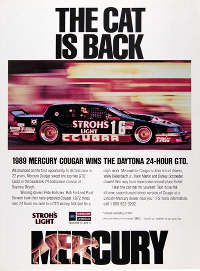 1989 Mercury Cougar Daytona GTO #023942