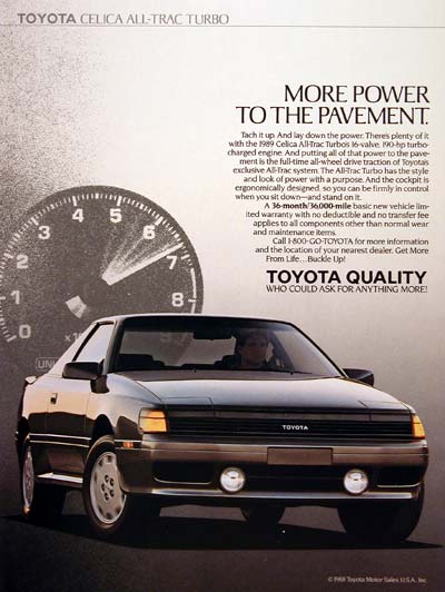 1989 Toyota Celica #002683