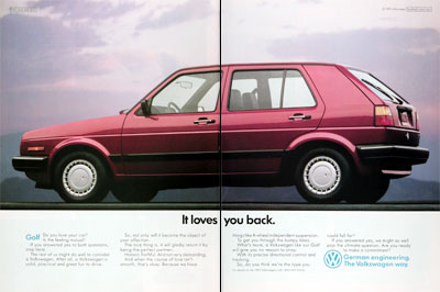 1989 VW Golf Hatchback #023927